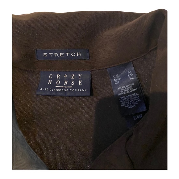 Elegant Brown Button Down Faux Suede Shirt for Women. Gently Worn. Size XL. - Picture 5 of 5